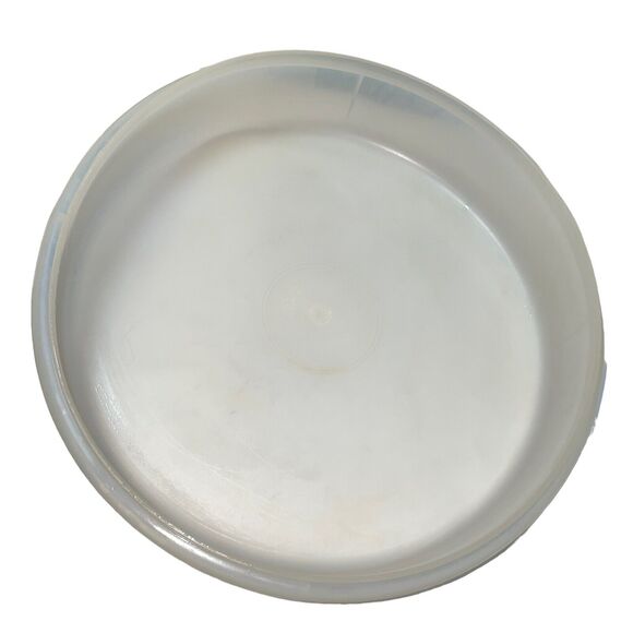 Vintage Tupperware Cupcake Pie Vegetable Keeper Storage w Lid 12” Round 224 242 - Picture 7 of 11